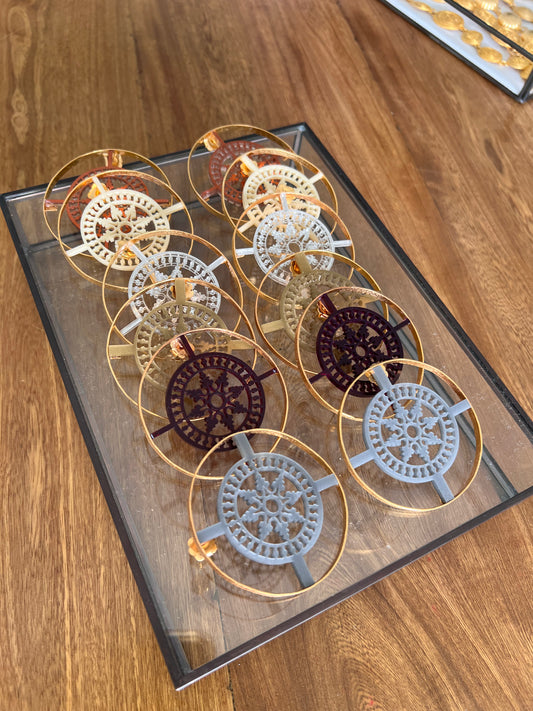 Aretes circulo Prado